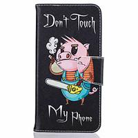 For iPhone 7 Case / iPhone 6 Case / iPhone 5 Case Card Holder / with Stand / Flip / Pattern Case Full Body Case Animal Hard PU Leather