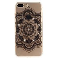 For iPhone 7 7 Plus 6 6S Plus 5 5S SE Case Cover Datura Flowers Pattern HD Painted Drill TPU Material IMD Process High Penetration Phone Case