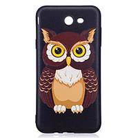 For Samsung Galaxy J5(2017) J3(2017) Case Cover Owl Pattern Painted Embossed Feel TPU Soft Case Phone Case J510 J710 J310 J7(2017)