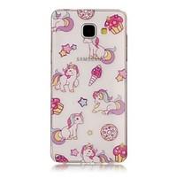 For Samsung Galaxy A3(2017) A5(2017) Case Cover Transparent Pattern Back Cover Case Unicorn Soft TPU for A5(2016) A3(2016)