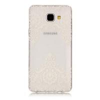 For Samsung Galaxy A3(2017) A5(2017) Case Cover Transparent Pattern Back Cover Case Flower Soft TPU for A5(2016) A3(2016)