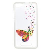 For Wiko Lenny 3 Case Cover Butterfly Pattern Back Cover Soft TPU Lenny 3 Sunset 2