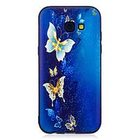 For Samsung Galaxy A3(2017) A5(2017) Case Cover Butterfly Pattern Painted Feel TPU Soft Case Phone Case A3(2016) A5(2016)