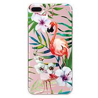 For Apple iPhone 7 7 Plus 6S 6 Plus Case Cover Flamingo Pattern Painted High Penetration TPU Material Soft Case Phone Case