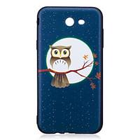 For Samsung Galaxy J5(2017) J3(2017) Case Cover Owl Pattern Painted Embossed Feel TPU Soft Case Phone Case J510 J710 J310 J7(2017)