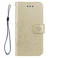 FOR Samsung Galaxy S8 Plus S8 Phone Case Roses 3D Embossed Pattern Hand Rope Style PU Leather Material Phone Case