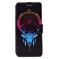 For Sony Xperia XA E5 Case Cover Sheep Antlers Pattern HD Painted Voltage TPU Process PU Skin Phone Case Xperia C6 Ultra