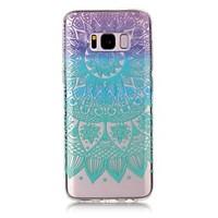 For Samsung Galaxy S8 Plus S8 Case Cover Transparent Pattern Back Cover Case Mandala Soft TPU for S7 edge S7 S6 edge S6 S5