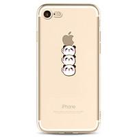 For Apple iPhone 7 7 Plus 6S 6 Plus Case Cover Panda Pattern Painted High Penetration TPU Material Soft Case Phone Case