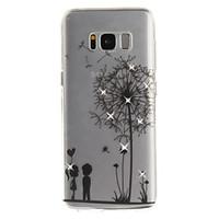 For Samsung Galaxy S8 S8 Plus S7 S7 edge Case Cover Dandelion Pattern HD Painted Drill TPU Material IMD Process High Penetration Phone Case