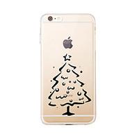 For Transparent Pattern Case Back Cover Case Christmas Soft TPU for IPhone 7 7Plus iPhone 6s 6 Plus iPhone 6s 6 iPhone 5s 5 5E