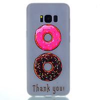 for samsung galaxy s8 s8plus donuts pattern relief luminous tpu materi ...