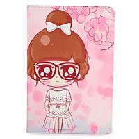 For Apple iPad Mini1 2 3/4 Case Cover with Stand Flip Pattern Full Body Case Sexy Lady Flower Hard PU Leather