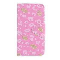 For Samsung Galaxy A5(2016) A3(2016)EFORCASE Pink Leopard Painting PU Phone Case