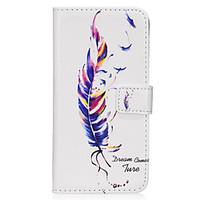 for samsung galaxy s8 s8 plus case cover colored feathers pattern pu m ...