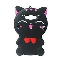 For Samsung Galaxy A7 Case Cover 3D Cartoon Cat Silicone Protection Back Cover Case