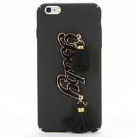 For DIY Case Back Cover Case Baby Pattern Tassels Hard PC for Apple iPhone 7 Plus iPhone 7 iPhone 6s Plus iPhone 6 Plus iPhone 6s iPhone 6