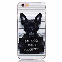 For iPhone 7 Case / iPhone 6 Case / iPhone 5 Case Ultra-thin / Pattern Case Back Cover Case Dog Soft TPU AppleiPhone 7 Plus / iPhone 7 /