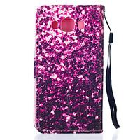 For Samsung Galaxy Case Card Holder / Wallet / with Stand / Flip Case Full Body Case Glitter Shine PU Leather SamsungJ5 (2016) / J5 /