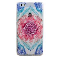 For HUAWEI P9 P8Lite Y5C Y6 Y625 Y635 5X 4X G8 Case Cover Color Four-Corner Flower Pattern TPU Material Phone Shell