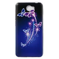 For HUAWEI 5X Nova P8LITE Y5II Maimang5 Case Cover Butterfly Painted Pattern TPU Material Phone Case