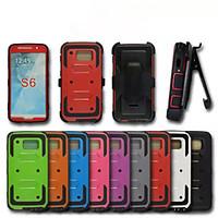 For Samsung Galaxy Case Shockproof / Waterproof / Dustproof / with Stand Case Back Cover Case Animal PC Samsung S6 edge plus / S6