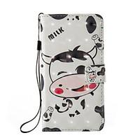 For Samsung Galaxy A3(2017) A5(2017) Card Holder Wallet Pattern Case Full Body Case 3D Cartoon Animal Hard PU Leather for A5(2016) A3(2016)