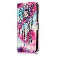 for iphone 7plus 7 pu leather material butterfly chimes pattern painte ...