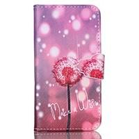 For Samsung Galaxy Case Card Holder / with Stand / Flip / Pattern / Magnetic Case Full Body Case Dandelion PU Leather Samsung A5 / A3