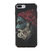 For Apple iPhone 7 7Plus Pattern Case Back Cover Case Word / Phrase Hard PC 6s plus 6 plus 6s 6