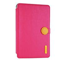 For Apple iPad mini 123 Case Cover Card Holder Shockproof with Stand Auto Sleep / Wake Flip Magnetic Full Body Case Solid Color Hard PU Leather