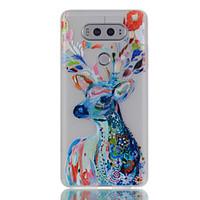 For LG G6 V20 Glow in the Dark / Translucent Case Back Cover Case Deer Soft TPU LG X Screen K5 K7 K8 K10 G5