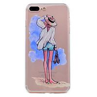 For iPhone 7 Plus 7 Phone Case Sexy Girl Pattern Soft TPU Material Phone Case 6S Plus 6S 6 SE 5S 5