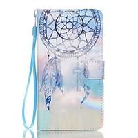 For Samsung Galaxy Case Card Holder / Wallet / with Stand / Flip Case Full Body Case Dream Catcher PU Leather SamsungJ7 (2016) / J5