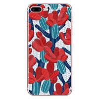 For Apple iPhone 7 7 Plus 6S 6 Plus Case Cover Cactus Pattern HD Painted TPU Material Soft Case Phone Case