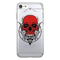 For iPhone 7 Plus 7 Case Cover Pattern Back Cover Case Cartoon Skull Soft TPU for iPhone 6s Plus 6 Plus 6s