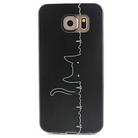 For Samsung Galaxy Case Pattern Case Back Cover Case Cat TPU Samsung S6 / S5 / S4 / S3