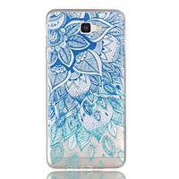 For Samsung Galaxy J7 J5 Prime Case Cover Lotus Pattern Relief Dijiao TPU Material High Through The Phone Case J7 J5 J3 (2017) (2016)
