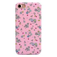 For Apple iPhone 7 7 Plus 6S 6 Plus Case Cover Flowers Pattern Decal Skin Care Touch PC Material Phone Case