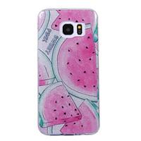For Samsung Galaxy S8 S8 Plus Case Cove Watermelon Pattern Flash Powder IMD Process TPU Material Phone Case S7 S6 Edge