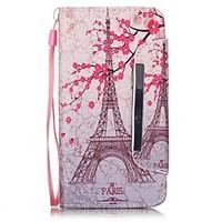 For Huawei Case Wallet / Card Holder / with Stand Case Full Body Case Eiffel Tower Hard PU Leather Huawei Huawei Y6/Honor 4A