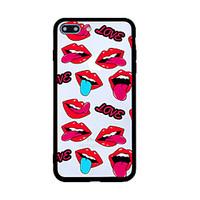 For iPhone 7 Plus 7 Case Cover Pattern Back Cover Case Sexy Lady Tile Word / Phrase Hard Acrylic for iPhone 6s Plus 6 5s SE 5