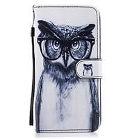 For Samsung Galaxy S8 Plus S8 Card Holder Wallet with Stand Flip Pattern Case Full Body Case Owl Hard PU Leather S7 edge S7 S6 S5