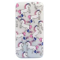 For Samsung Galaxy A3 A5 (2017) Case Cover Cartoon Horse Pattern Painted Point Drill Scrub TPU Material Luminous Phone Case