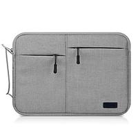 For MacBook Pro Air 11 13 15 Inch Sleeves Handbags Polyester Simple Portable Notebook Bag Solid Color Laptop Sleeves 15