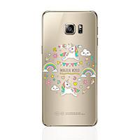 For Samsung Galaxy s8 s8 plus phone Case Transparent Pattern Unicorn Pattern Soft TPU For Samsung Galaxy S7 s6 edge plus s6 edge s6