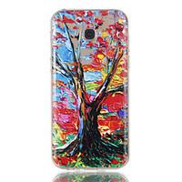 For Samsung Galaxy A5(2017) A3(2017) Phone Case TPU Material Big Tree Pattern Relief Phone Case