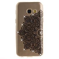 for samsung galaxy a3 a5 2016 2017 case cover half flower pattern hd p ...