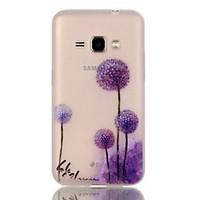 For Samsung Galaxy Case Glow in the Dark Case Back Cover Case Dandelion TPU Samsung J1 (2016)