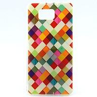 For Samsung Galaxy Case Pattern Case Back Cover Case Geometric Pattern TPU Samsung Alpha